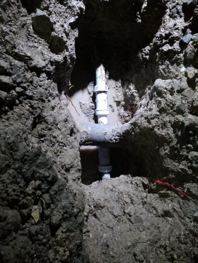 COMAPA repara fuga de agua en Ampliación Lázaro Cárdenas   