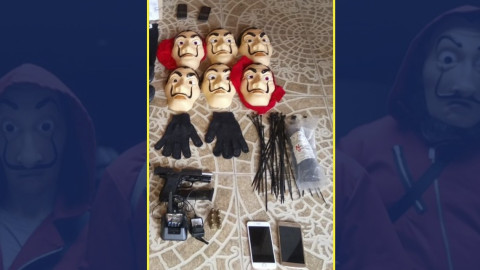 Cae otra banda inspirada en "La Casa de Papel"