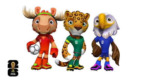 FIFA presenta a las mascotas oficiales del Mundial 2026: Maple, Zayu y Clutch