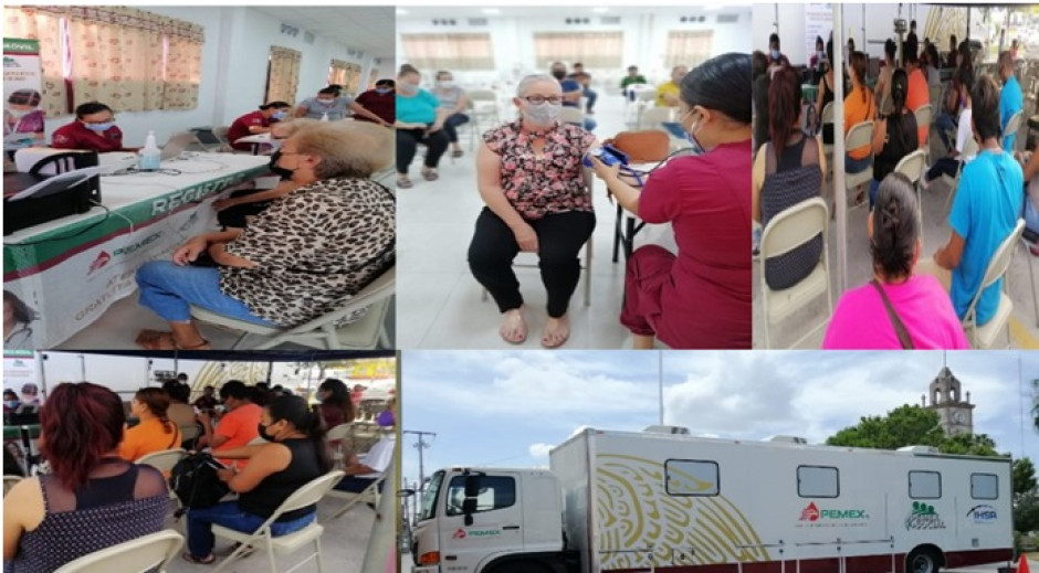 Ofrece servicios la Unidad Médica Móvil de PEMEX en cinco municipios del norte de Nuevo León