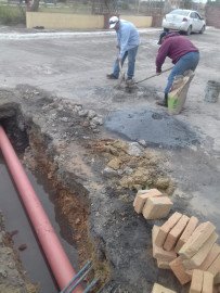 Limpieza y rehabilitación de drenaje en la colonia Jardín 