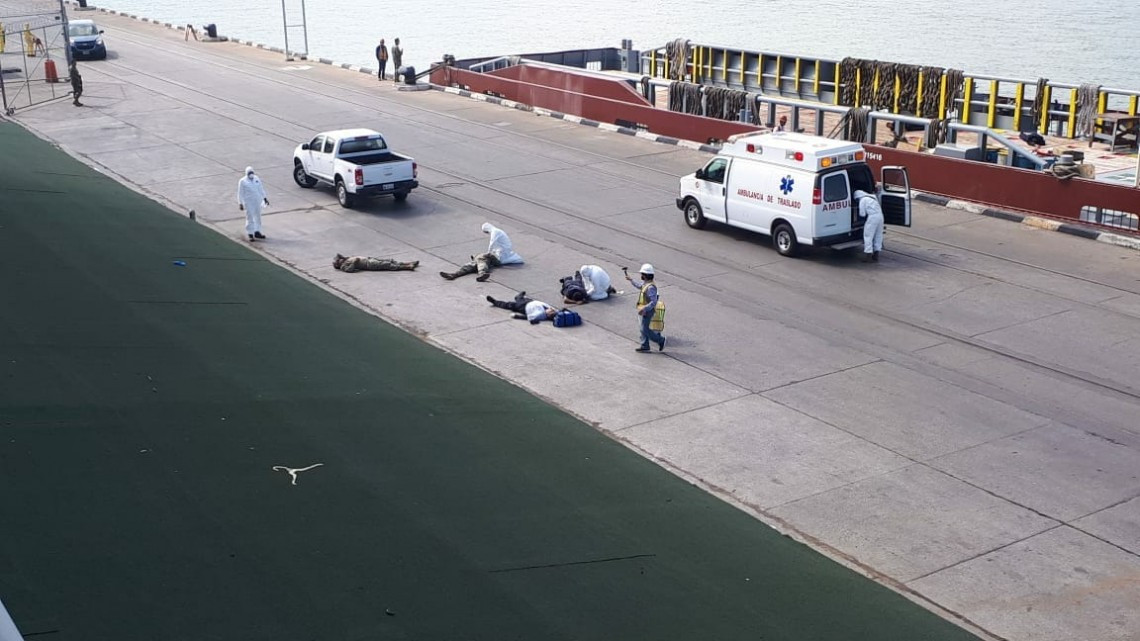 Realiza MARINA ejercicio de protección marítima y portuaria en Tampico