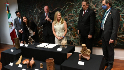 México recupera otras 79 piezas arqueológicas