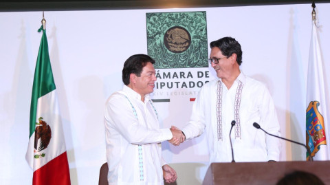 Durante su tercer informe Erasmo González, afirma que Tamaulipas surgirá fuerte y unido