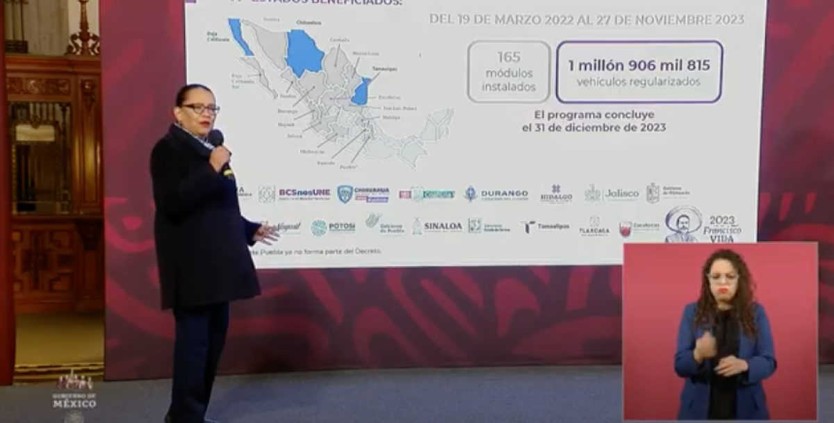 Van un millón 906 mil autos ‘chocolate’ regularizados: SSPC