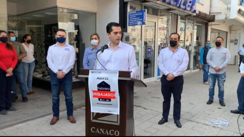 Ponen en marcha "Febrero Rebajado" en busca de reactivar el comercio organizado 