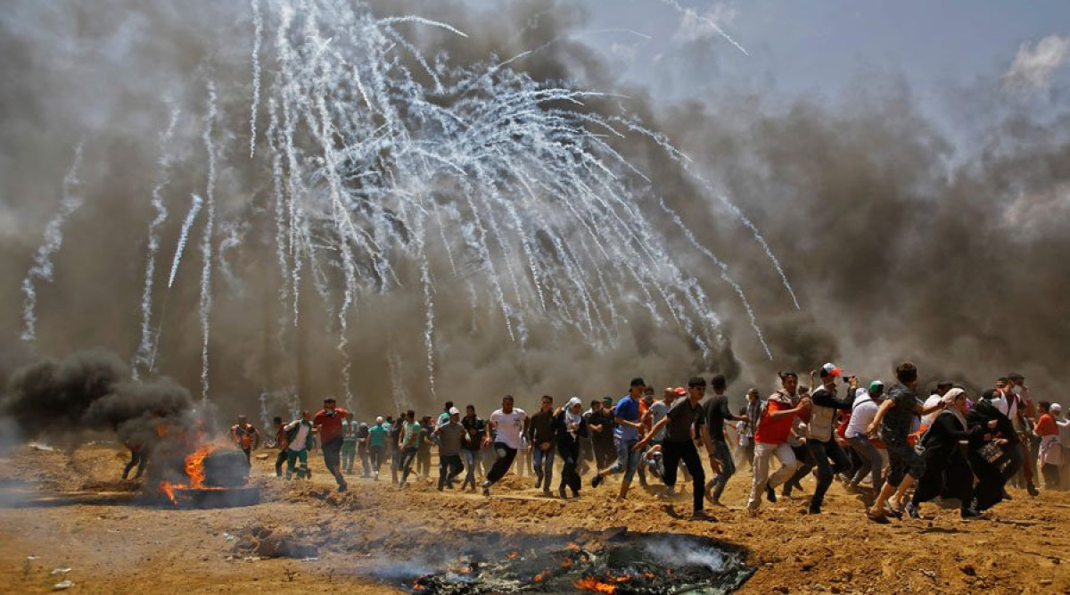 Aumentan a 60 los muertos por la represión israelí contra las protestas en Gaza