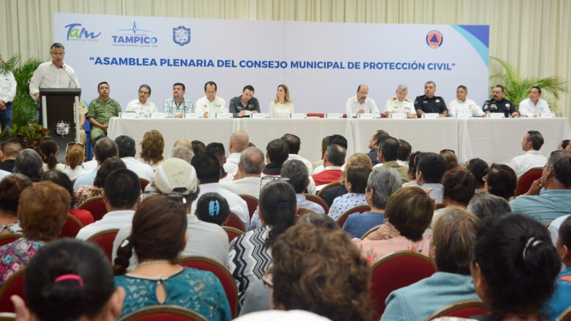 En Tampico coordinan acciones contra fenómenos meteorológicos