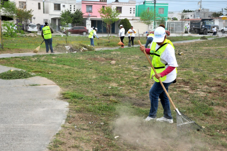 Realizan segunda etapa de programa "Unidos por Reynosa"