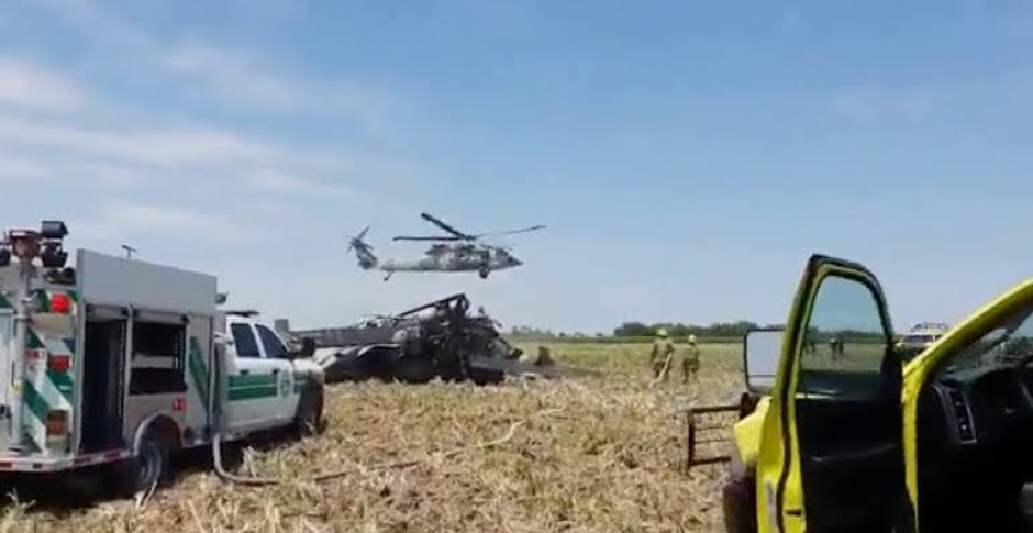 Helicóptero de la Marina que cayó en Los Mochis se desplomó por falta de combustible