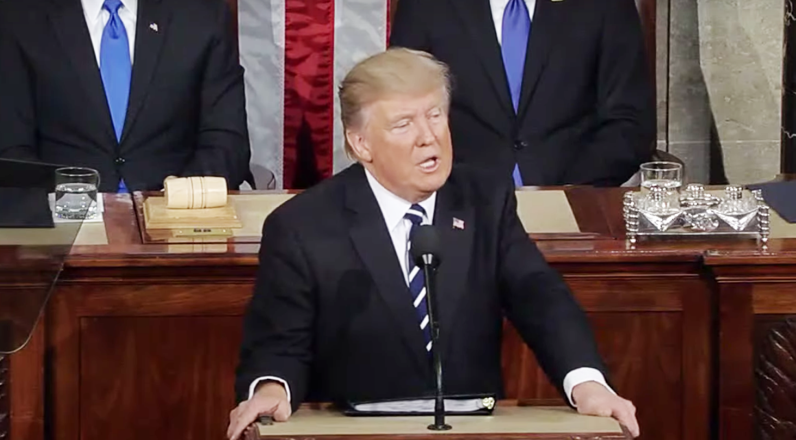 Refrenda Trump política ante Congreso estadounidense