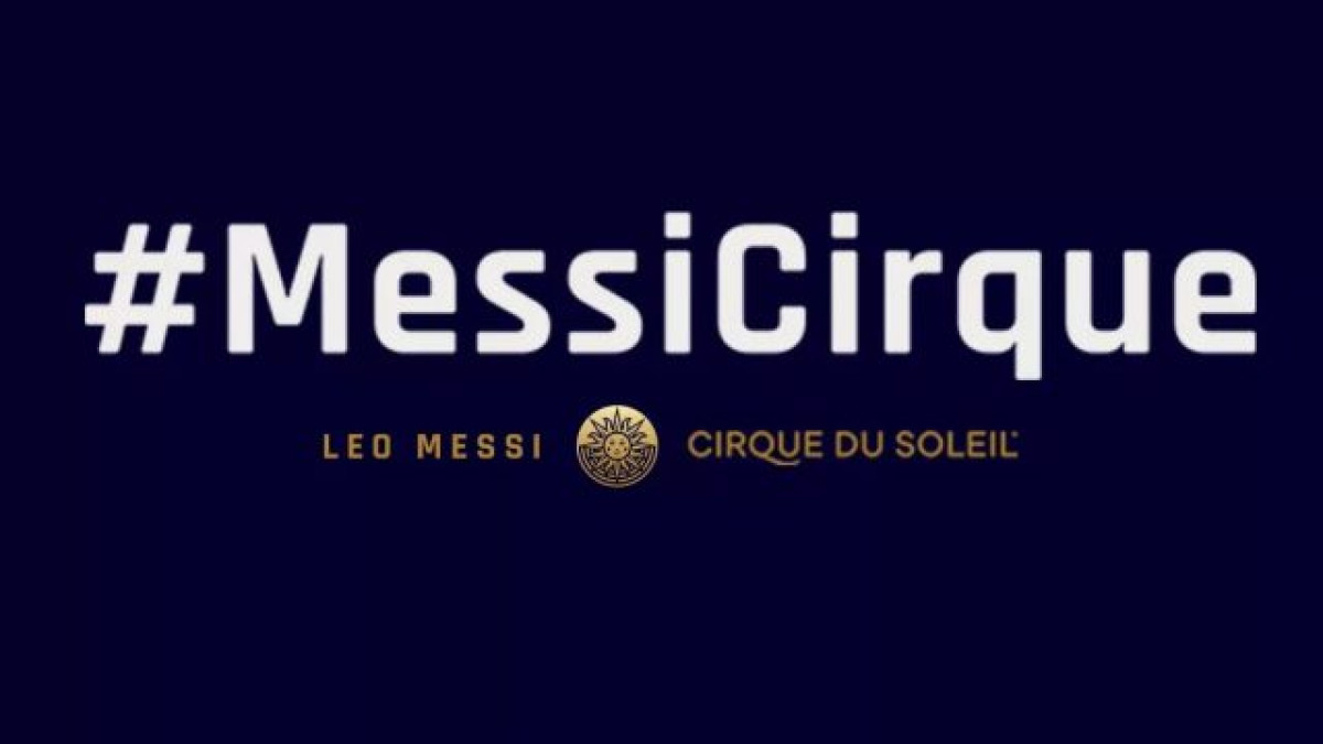 Revela Messi primer tráiler de su show con el Cirque du Soleil