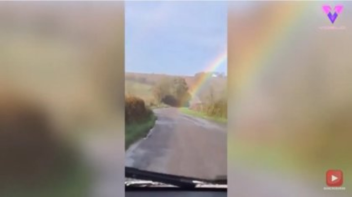 Familia encuentra el final de arcoíris 