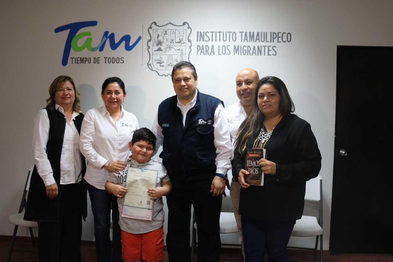 Tamaulipas da certeza jurídica a menores estadounidenses