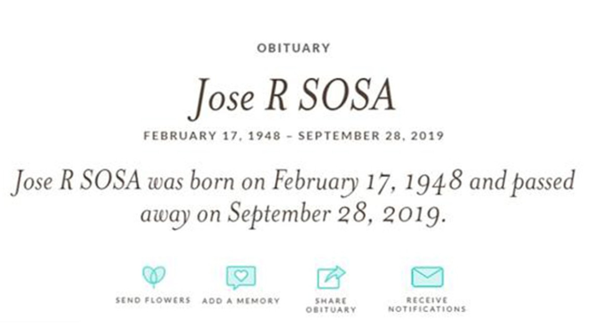 ¡Aparece José José!; velan sus restos en Florida