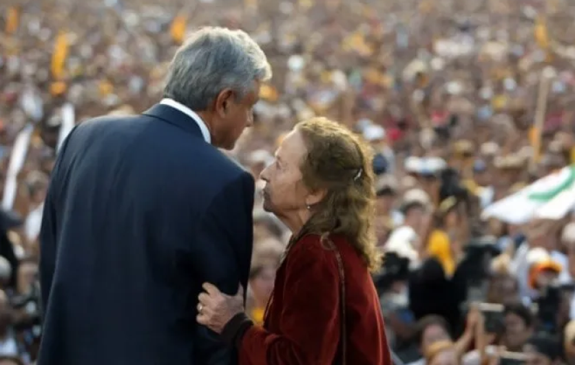 Lamenta AMLO muerte de Rosario Ibarra de Piedra 