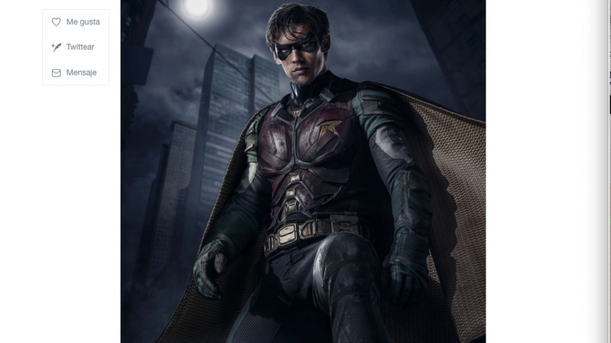 Mira como luce el nuevo Robin
