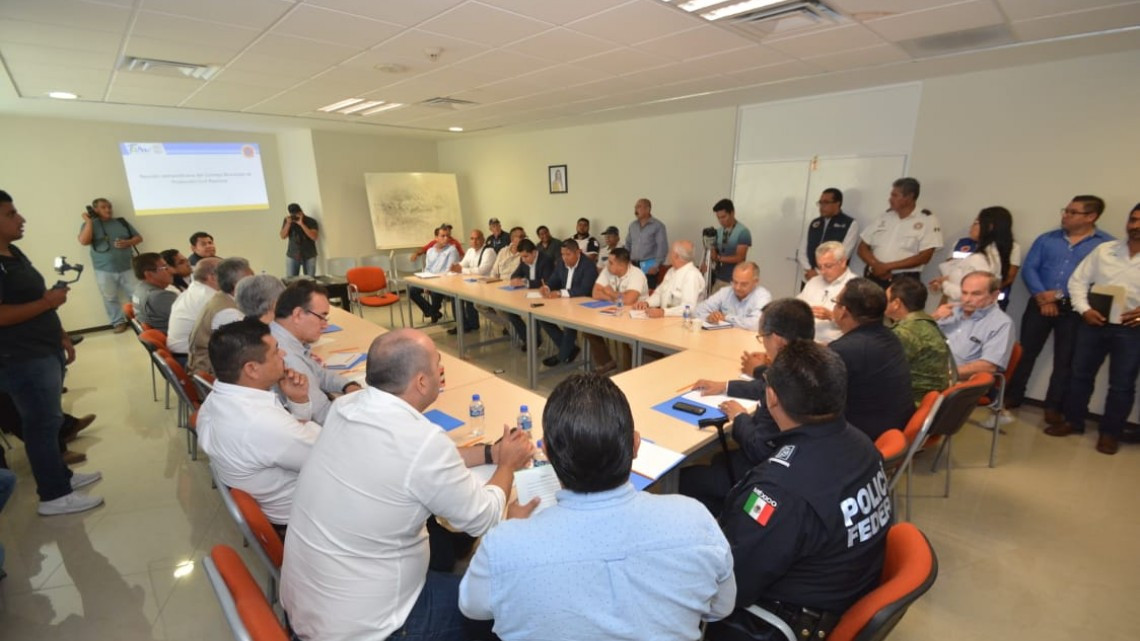 Analizan plan de contingencia en Reunión del Consejo Municipal de Protección Civil
