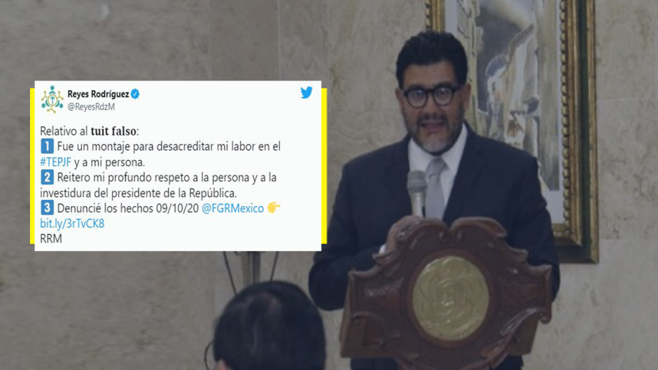 Existe una denuncia sobre tuit falso presentado por AMLO en la 'mañanera', asegura Reyes Rodríguez 