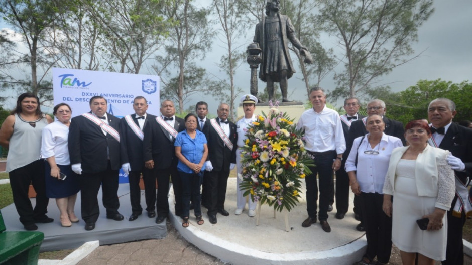 Conmemoran en Tampico el DXXVI Aniversario del Descubrimiento de América