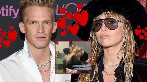 Captan a Miley Cyrus muy romántica con Cody Simpson