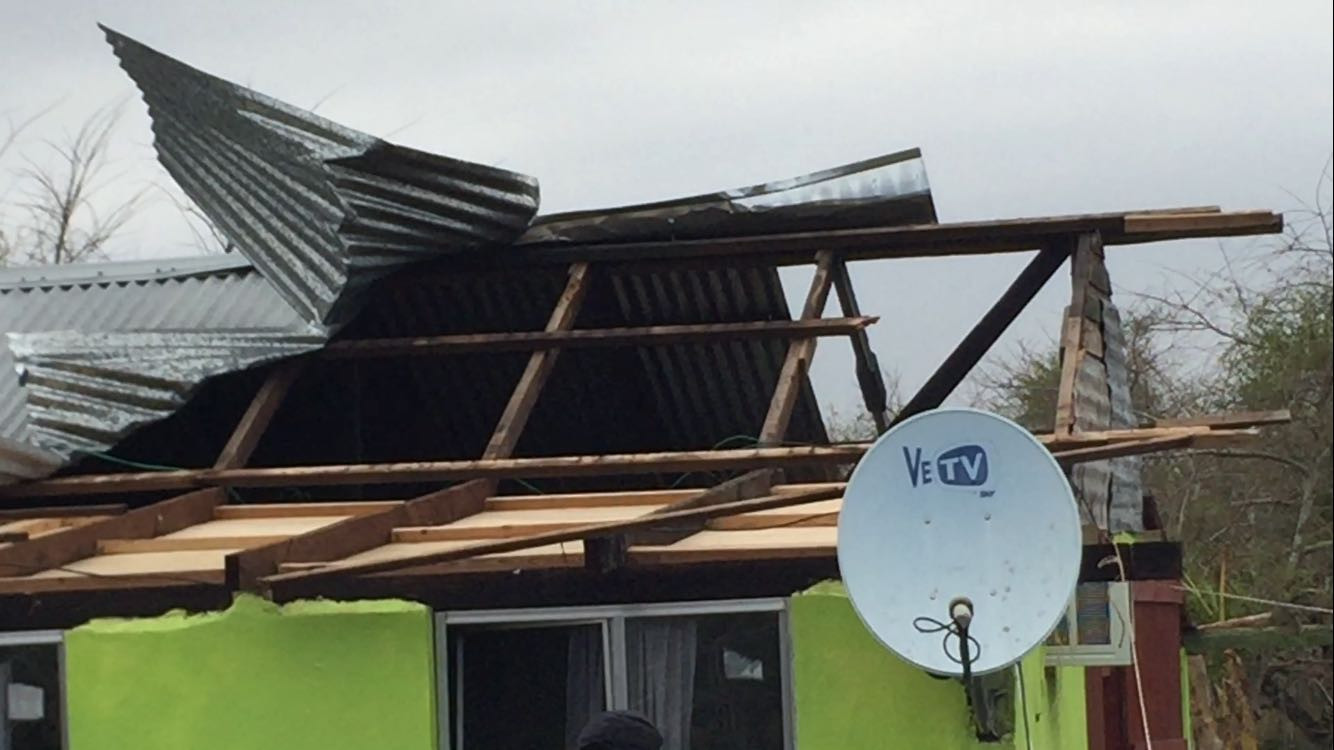 Tornado genera daños en municipios del norte de Veracruz