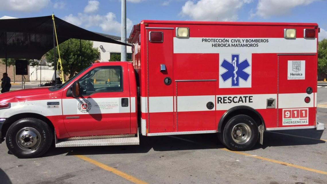 Recibe Matamoros dos ambulancias y un camión de bomberos