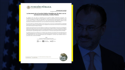 SFP  inhabilita a Luis Videgaray, ex secretario de Hacienda por 10 años