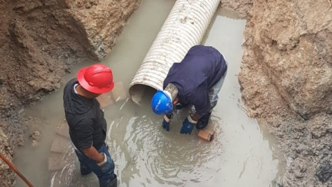 Interconecta COMAPA subcolector a cárcamo 30 en Fuentes Sección Lomas