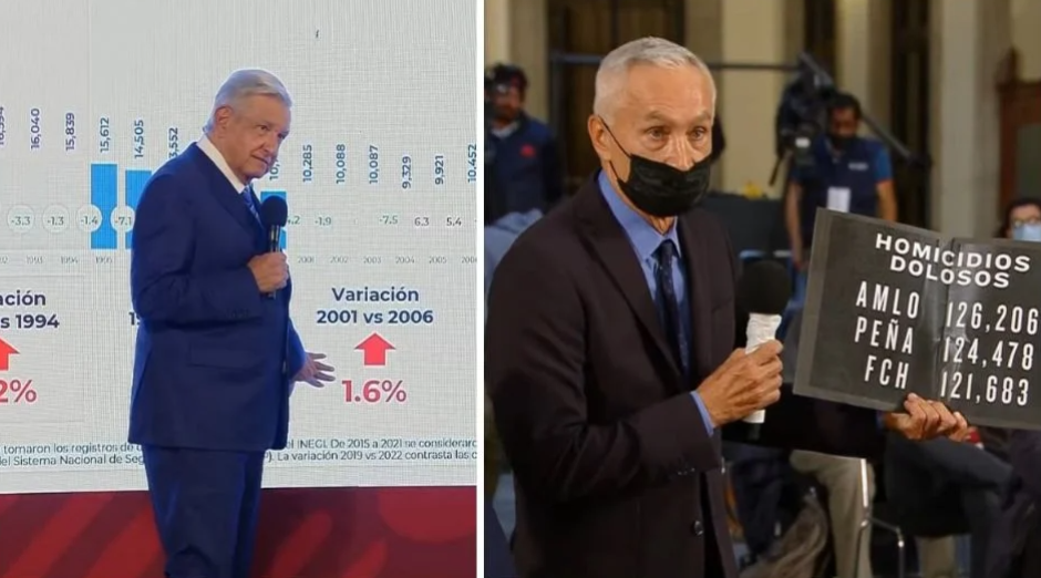 Se confrontan Jorge Ramos y AMLO en la 'mañanera' por estrategia de seguridad