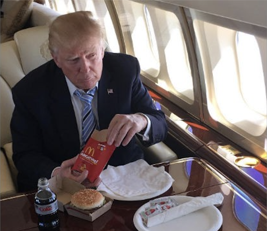 Tweet de McDonald's a Trump causa polémica