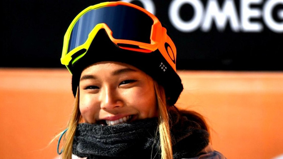 Chloe Kim, con tan solo 17 añitos, consiguió su primer oro olímpico 