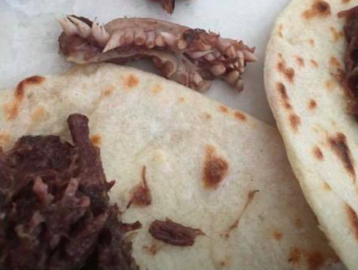 Encuentran dientes en tacos de barbacoa en restaurante mexicano
