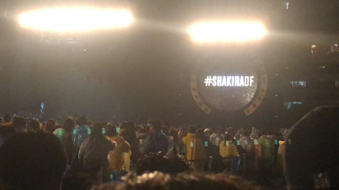 La lluvia no pudo detener a Shakira en la CDMX