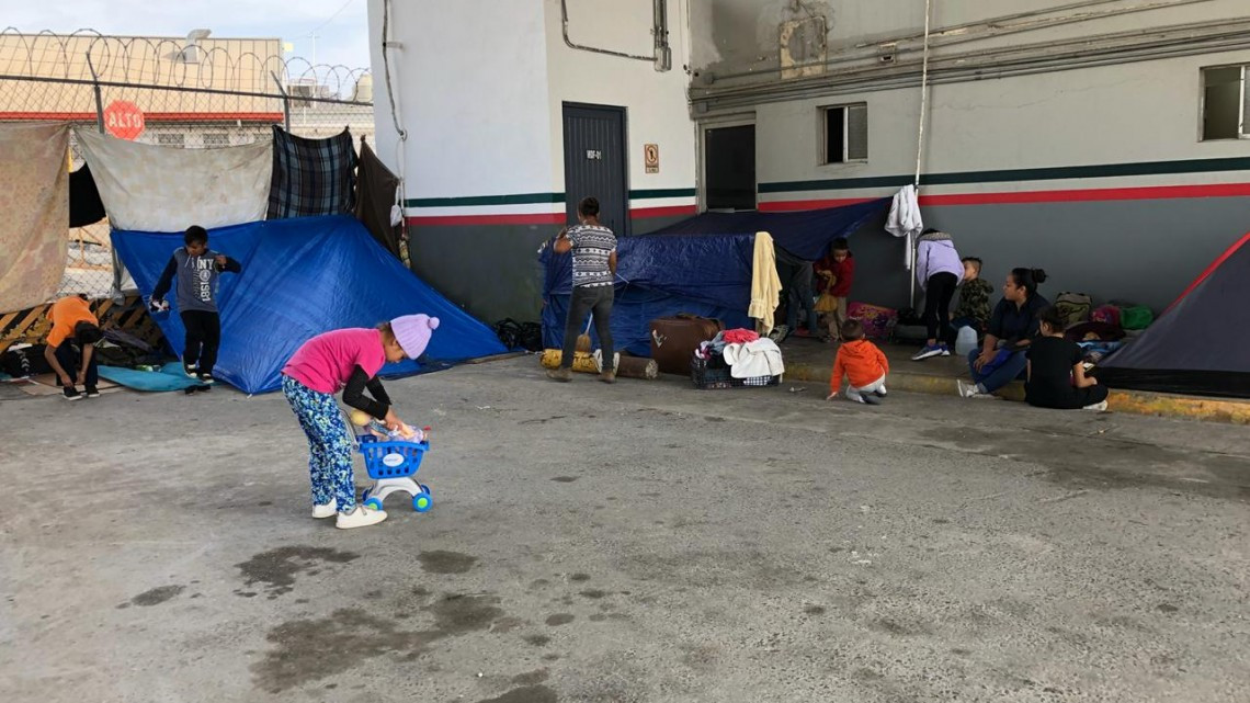 Detectan enfermedades respiratorias en migrantes