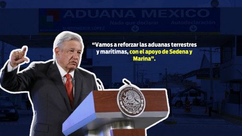 Agencia Nacional de Aduanas ayudará a combatir contrabando y evasión fiscal: AMLO 