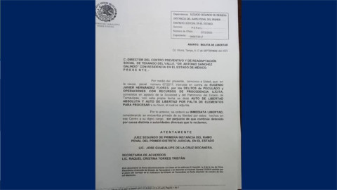 Ordenan liberación de Eugenio; pero permanecerá detenido por tres delitos más 