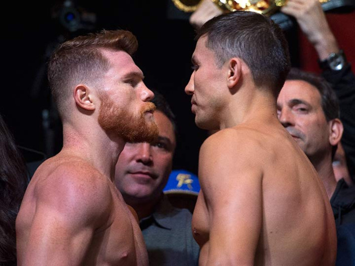 Canelo y Golovkin superan su primer obstáculo; el pesaje