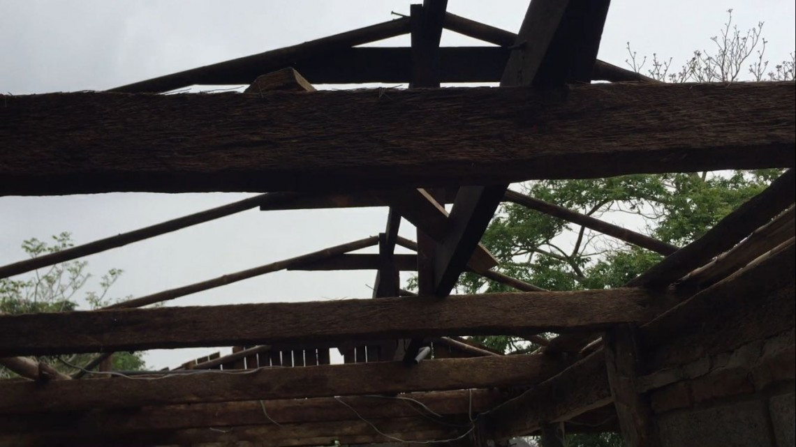 Tornado genera daños en municipios del norte de Veracruz