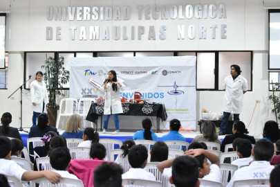 Disfrutan niños de Reynosa Semana Nacional de la Ciencia y Tecnología