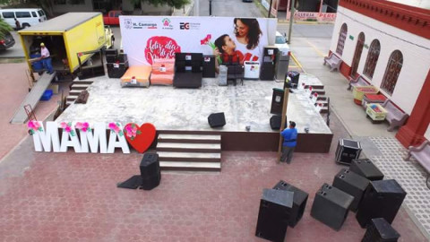 Preparan todo para festejo del "Día de la Madre"
