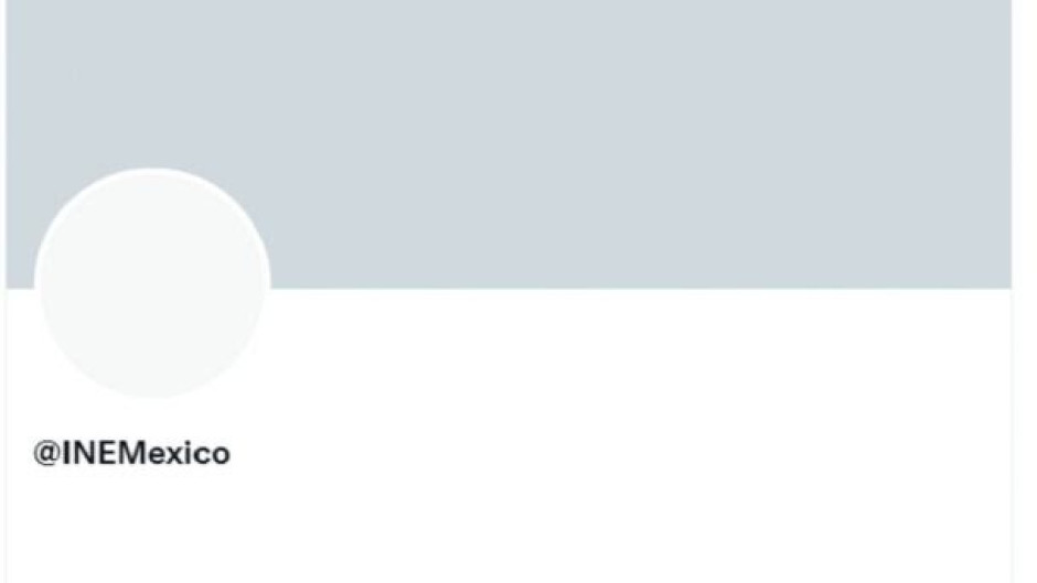 Perfil de Twitter @INEMexico se queda sin cuenta en plenas elecciones 