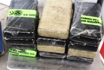 Confiscan 15 kilos de cocaína en puente Juárez Lincoln