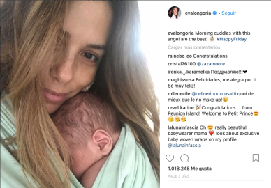 Eva Longoria comparte tierna foto con su bebé