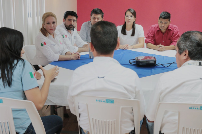 Supervisan avance de construcción de Playa Incluyente Miramar