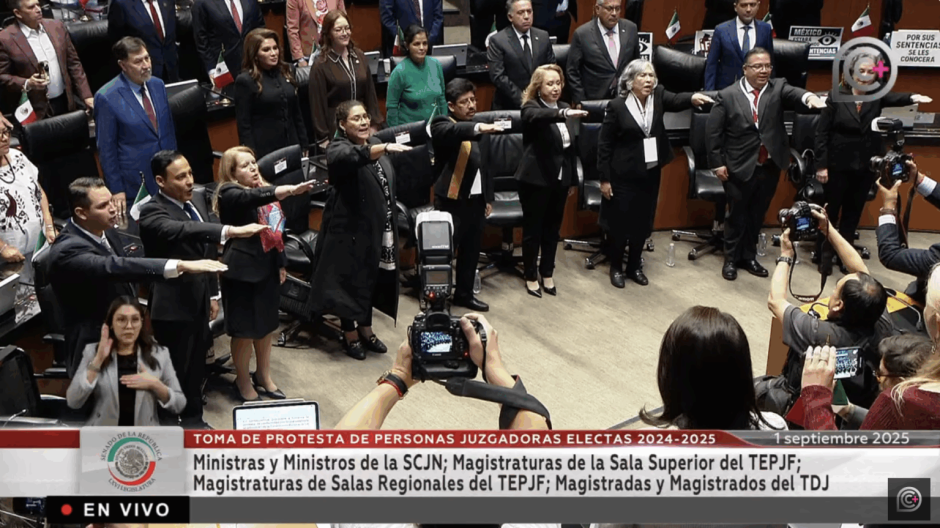 Nuevos ministros de la SCJN rinden protesta ante el Senado