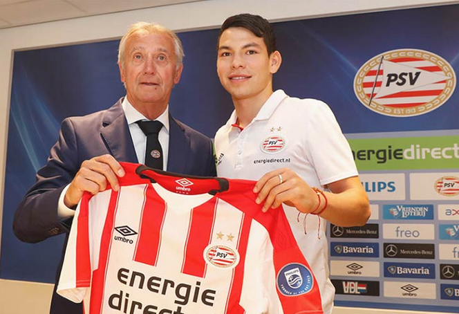 Presenta el PSV a ‘Chucky’ Lozano