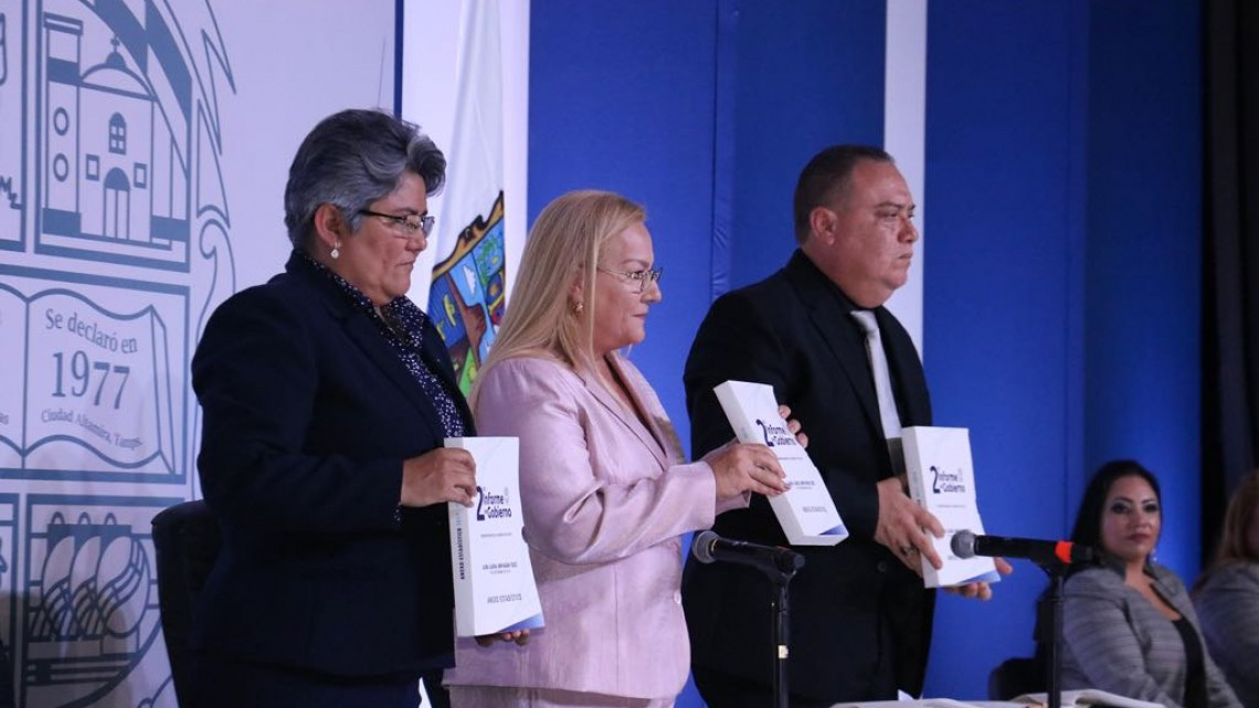 En Altamira se destacan hechos y logros al rendirse el segundo informe de gobierno.   