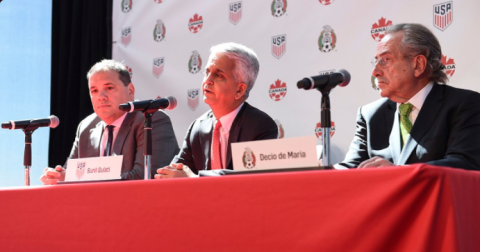 México, EU y Canadá anuncian candidatura para realizar el Mundial 2026