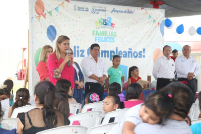 Reynosa celebra a 80 niños por su cumpleaños